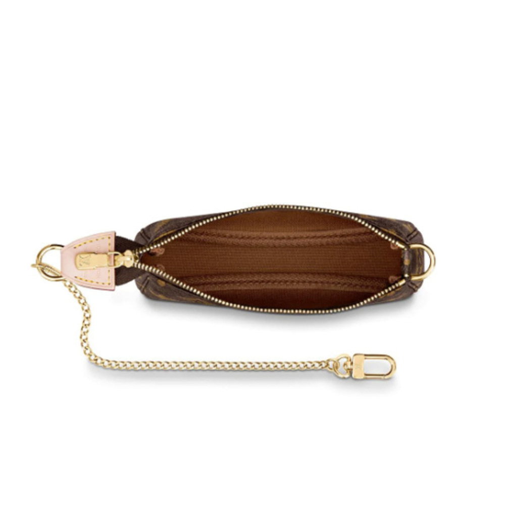 LOUIS VUITTON Authentic Brown Monogram Canvas Pochette Pouch - Picture 2 of 7